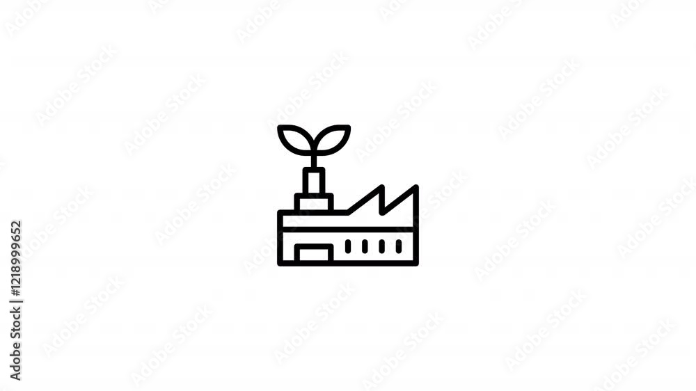 Eco company Animated Icon With Alpha Eco company Animated Icon With Alpha
