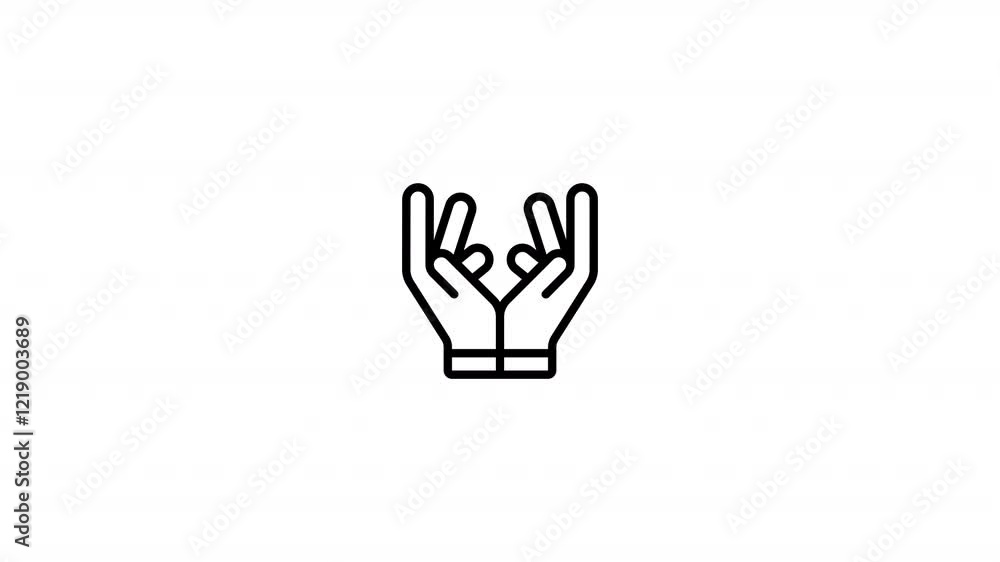 Hands Animated Icon With Alpha Hands Animated Icon With Alpha