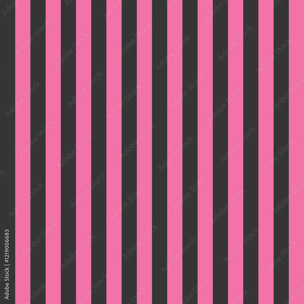 Obraz premium Retro geometrical striped seamless pattern with pink and black stripes. Love Valentine's Day romantic background