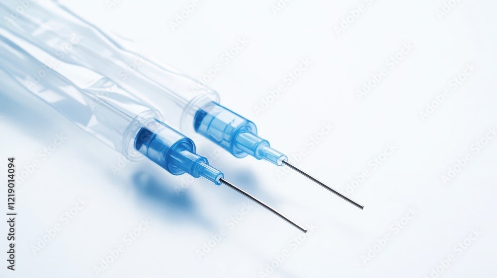 A close-up of a medical IV drip bag and tubing on a white isolated background A close-up of a medical IV drip bag and tubing on a white isolated background