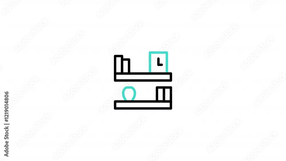 Shelf Animated Icon With Alpha Shelf Animated Icon With Alpha