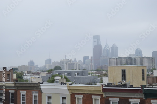 downtown city