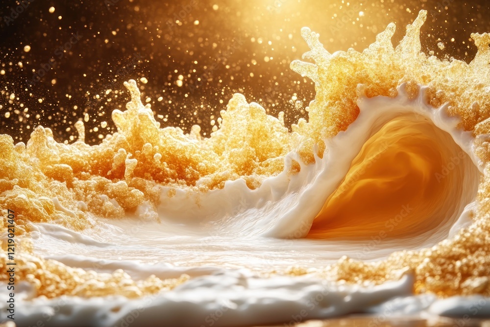 Indulge in a captivating image of A cheesy crust with hot mozzarella spilling over, surrounded by perfectly baked, golden dough transformed into a mesmerizing wave of deliciousness Experience the Indulge in a captivating image of A cheesy crust with hot mozzarella spilling over, surrounded by perfectly baked, golden dough transformed into a mesmerizing wave of deliciousness Experience the