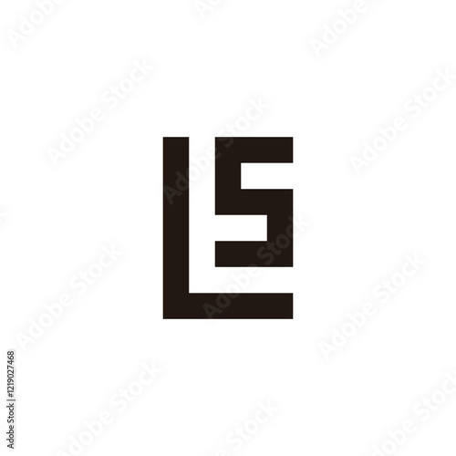 Free Download Letter L, t and s square geometric symbol simple logo vector - GFXLoad
