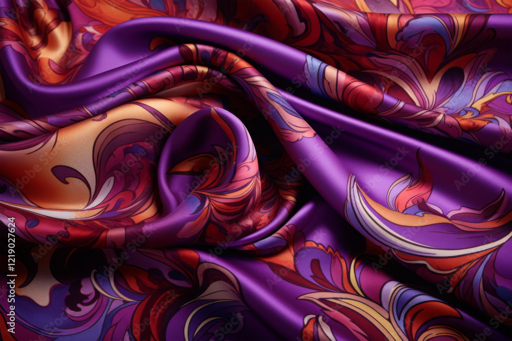 color silk pattern on background color silk pattern on background