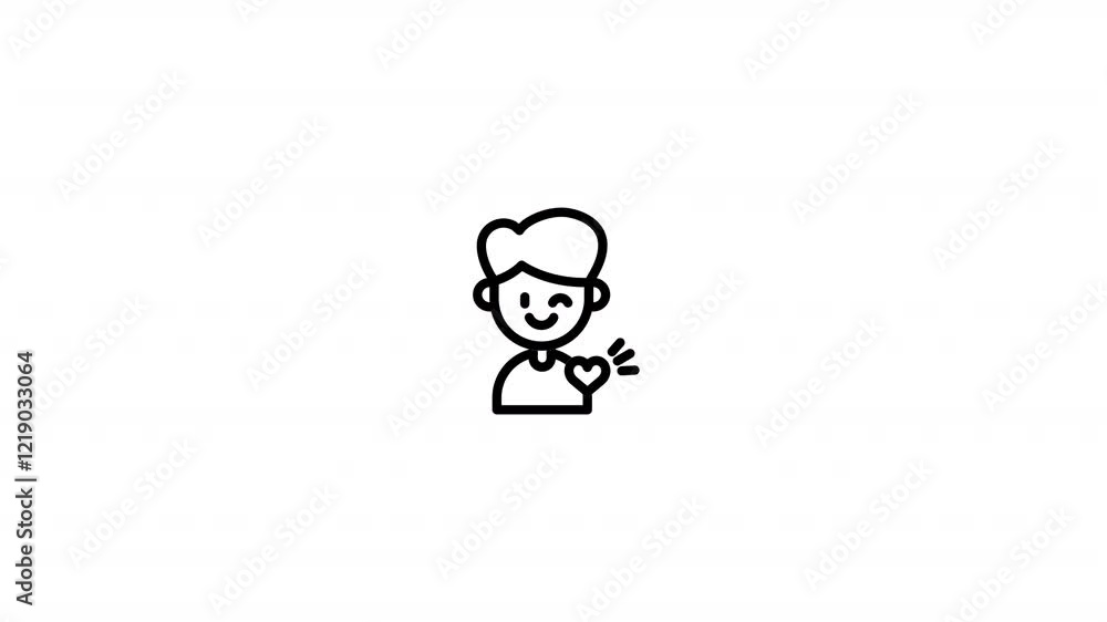 Flirty Animated Icon With Alpha Flirty Animated Icon With Alpha