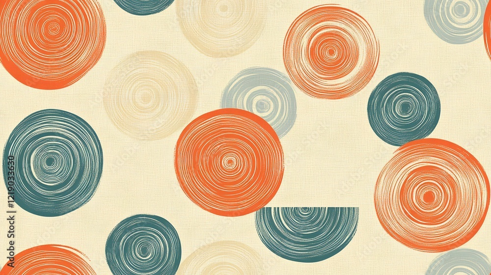 Abstract swirling circles pattern background, ideal for website design or textile print Abstract swirling circles pattern background, ideal for website design or textile print