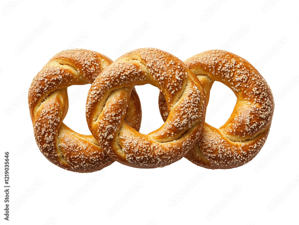 Delicious Salted Pretzels with Three Knotted Breads from a Bakery, Perfect Snack or Treat for Any Occasion, Isolated on Transparent Background, Ai Generated Images Delicious Salted Pretzels with Three Knotted Breads from a Bakery, Perfect Snack or Treat for Any Occasion, Isolated on Transparent Background, Ai Generated Images