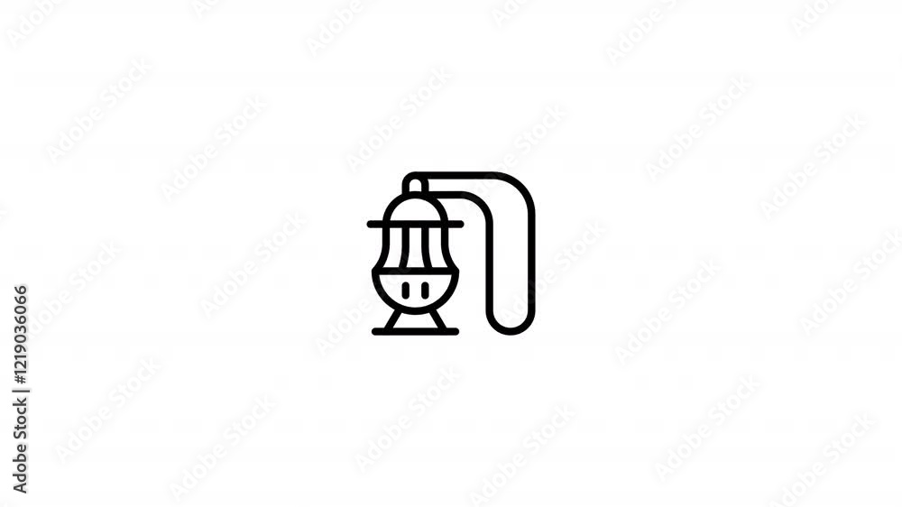 : Incense Animated Icon With Alpha : Incense Animated Icon With Alpha