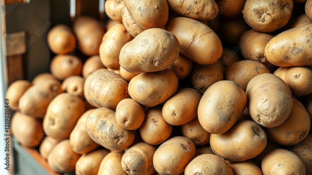 Fresh Potato Crate, Healthy Harvest, Bountiful Bounty Fresh Potato Crate, Healthy Harvest, Bountiful Bounty