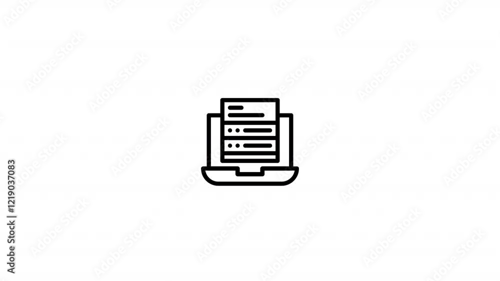 laptop Animated Icon With Alpha laptop Animated Icon With Alpha