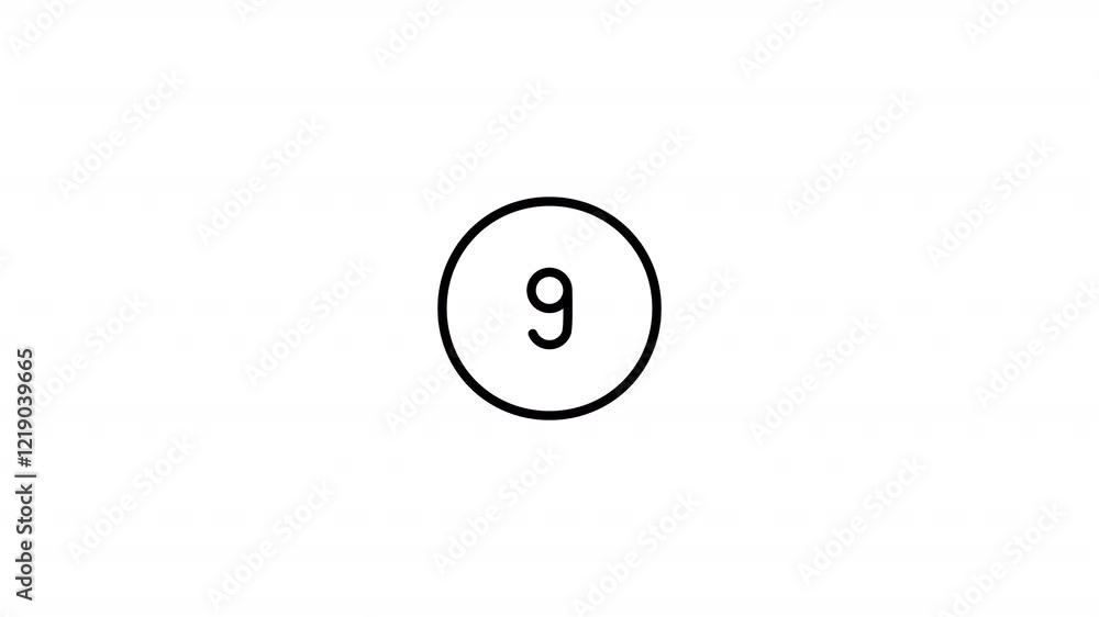 nine Animated Icon With Alpha nine Animated Icon With Alpha