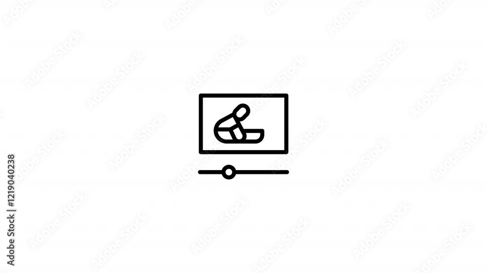 online yoga Animated Icon With Alpha online yoga Animated Icon With Alpha