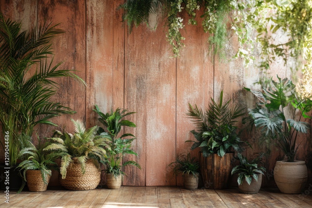 A Serene Green Oasis: Soft Light and Lush Foliage A Serene Green Oasis: Soft Light and Lush Foliage