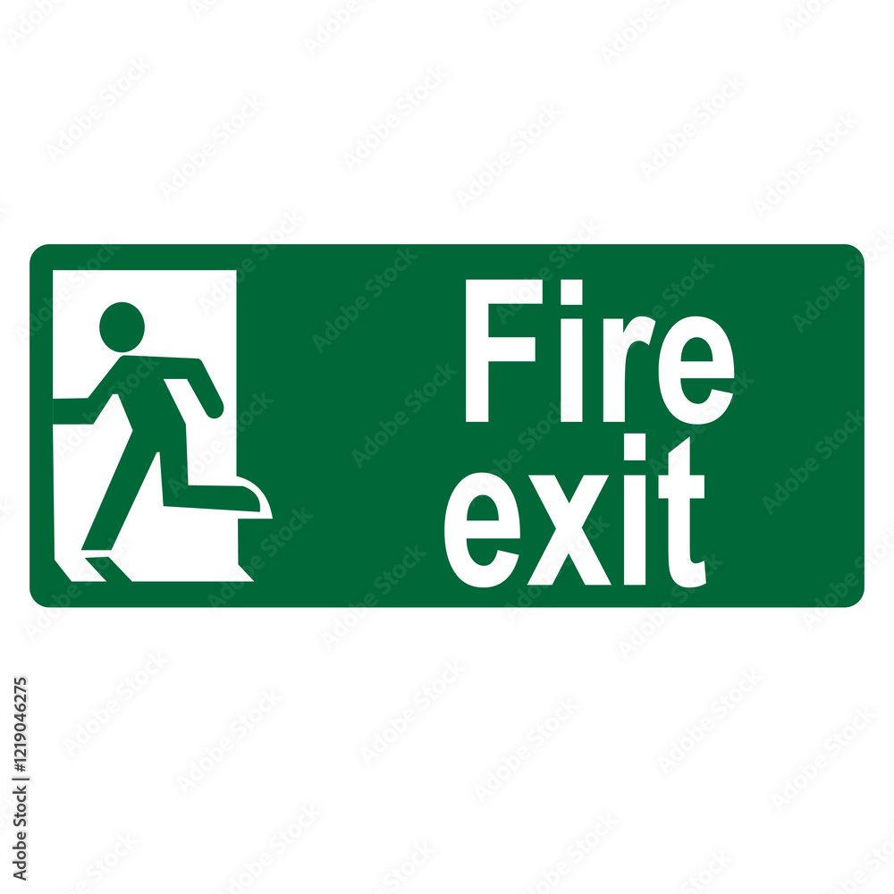 Fire Exit Signage vector illustration Fire Exit Signage vector illustration