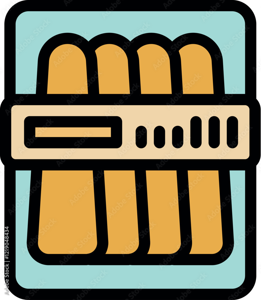 Freshly baked breadsticks inside transparent packaging, ensuring quality and taste Freshly baked breadsticks inside transparent packaging, ensuring quality and taste