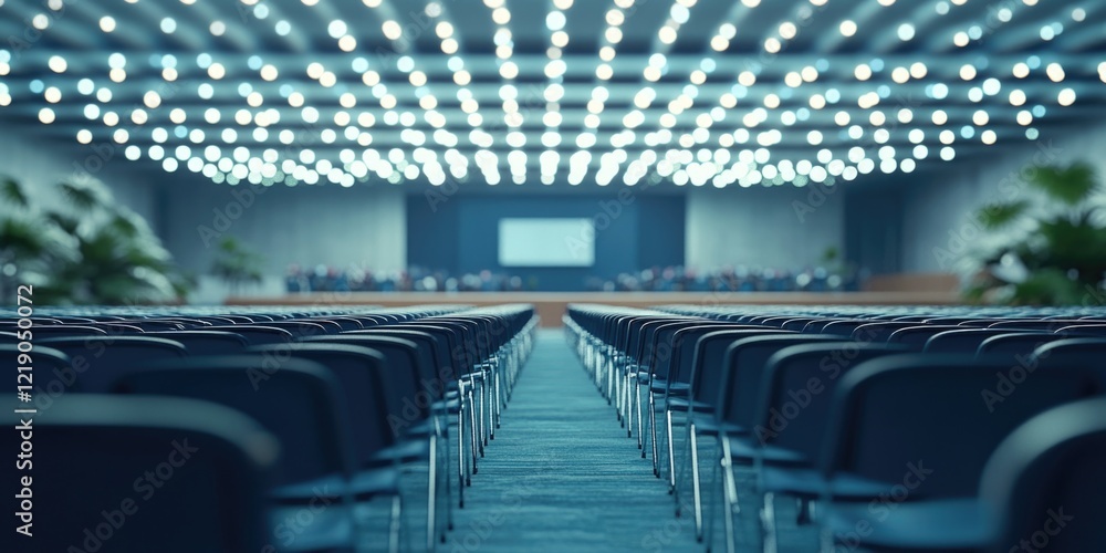 Naklejka premium Conference Room Setup
