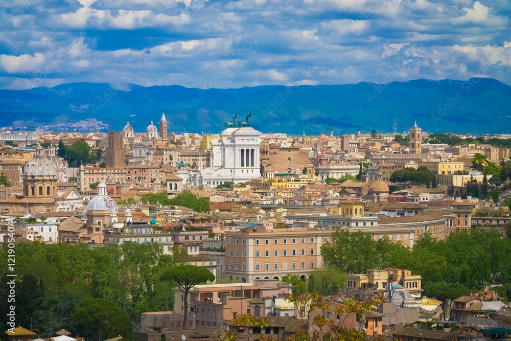 Obraz premium Rom, Italien, Panorama