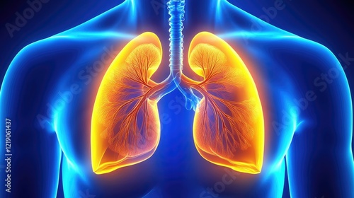 Human Respiratory Health Lung Anatomy