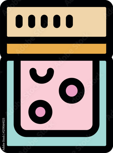 Sealed plastic forensic evidence bag containing organic samples for dna analysis in a crime lab