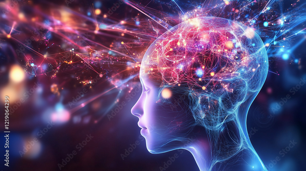 Artificial Intelligence. Blurred abstract images resembling digital brains or neural networks, integrating and transmitting information Artificial Intelligence. Blurred abstract images resembling digital brains or neural networks, integrating and transmitting information