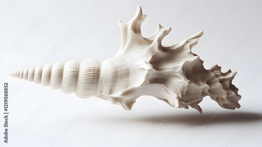 Stunning White Seashell Abstract Art, Organic Texture, Coastal Minimalist Design Stunning White Seashell Abstract Art, Organic Texture, Coastal Minimalist Design