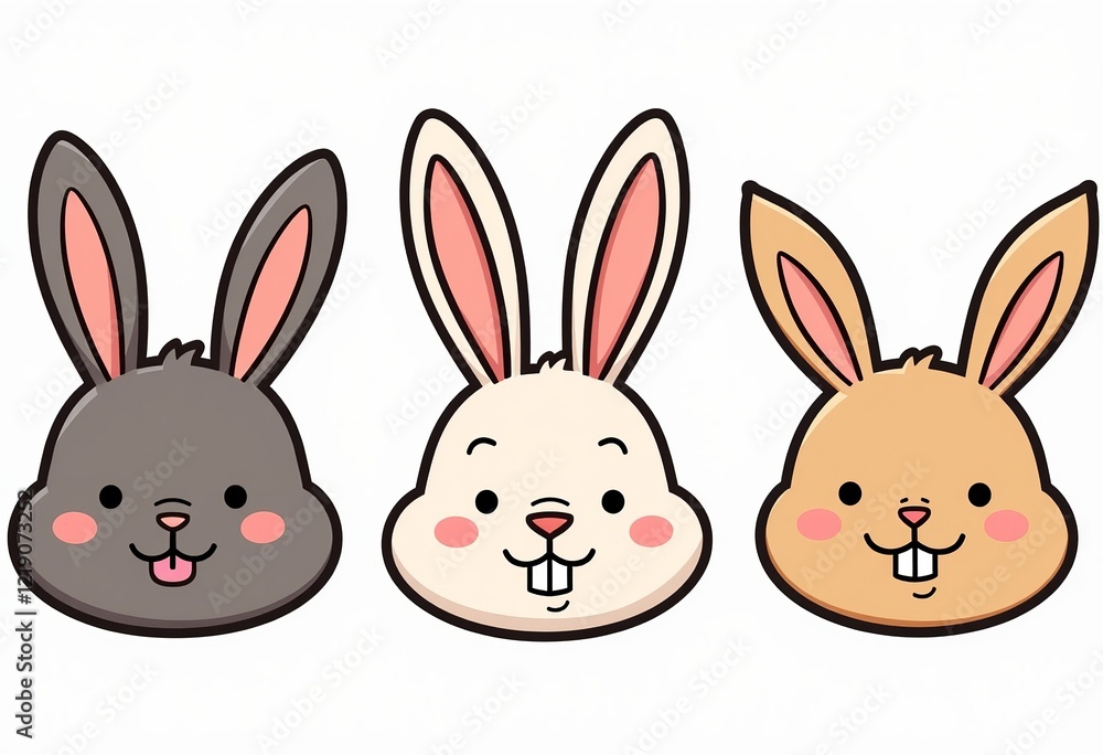 Minimalist Bunny Head Graphics: Simple Rabbit Face Icons, Ideal for Logo Design, Branding, and Crafting Projects; Versatile Vector Clip Art Collection
Minimalist Bunny Head Graphics: Simple Rabbit Face Icons, Ideal for Logo Design, Branding, and Crafting Projects; Versatile Vector Clip Art Collection