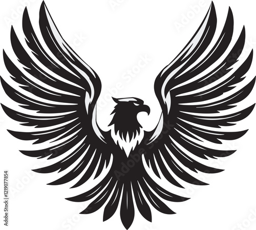 eagle tattoo design. American traditional style, eagle tattoo flash