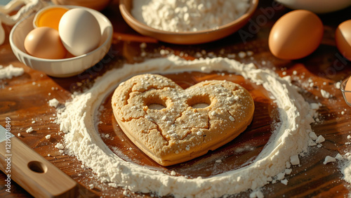 heart shaped cookie
