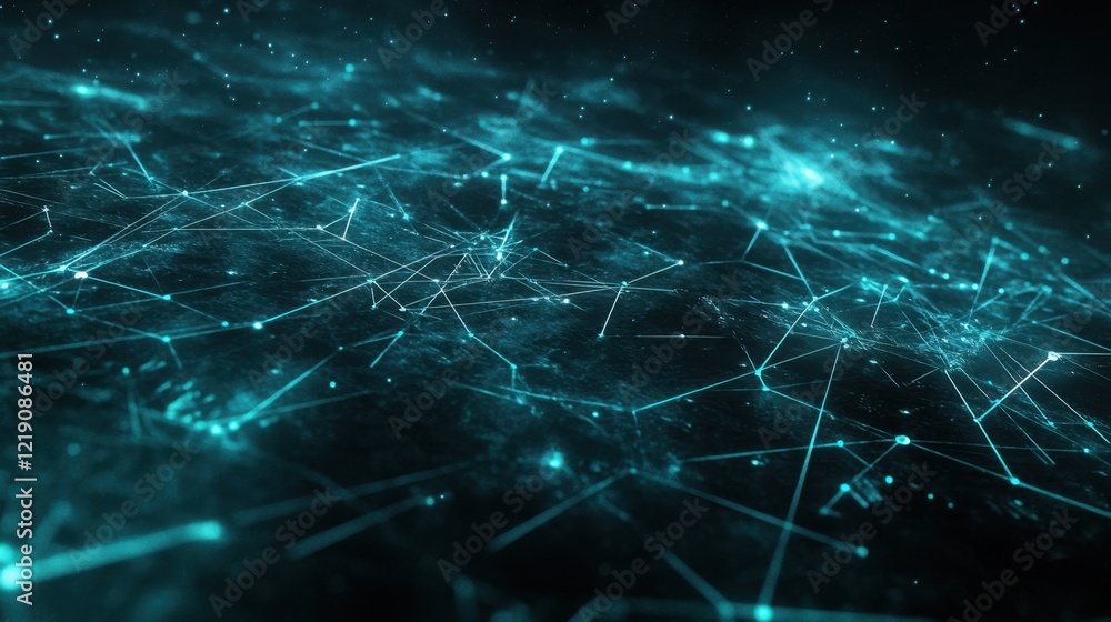A futuristic concept of a digital brain glowing with connections. A futuristic concept of a digital brain glowing with connections.