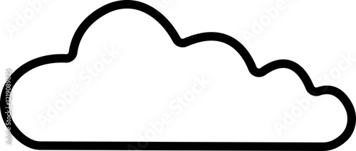 Cloud icon in line. simple, vector for website or app Smoke puff clouds of gas and steam explosion with speed trails, dust and fumes bubbles of round frame. isolated on transparent background