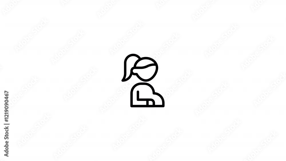 Pregnant Animated Icon With Alpha Pregnant Animated Icon With Alpha