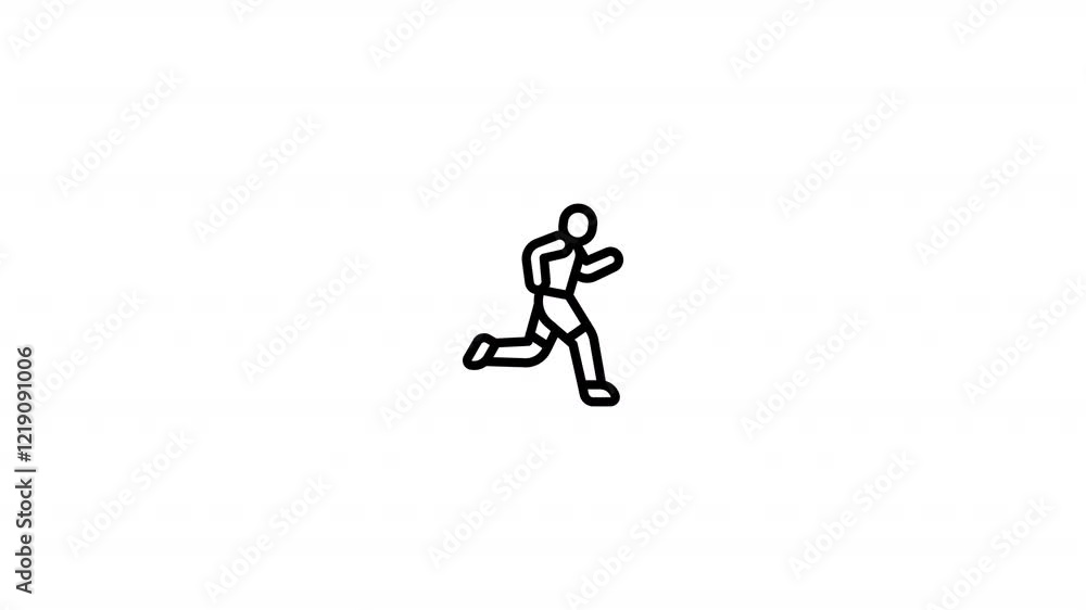  Running Animated Icon