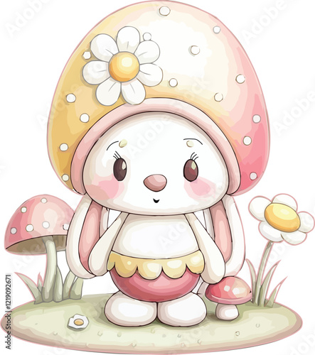 Ester wishes doll with flower.