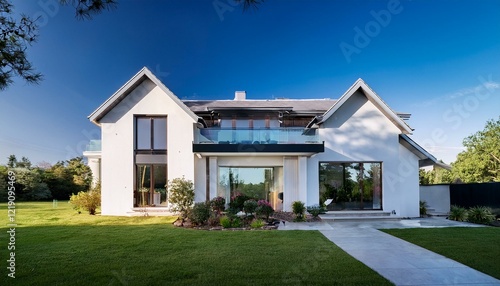 Wallpaper Mural luxury villa with garden Torontodigital.ca