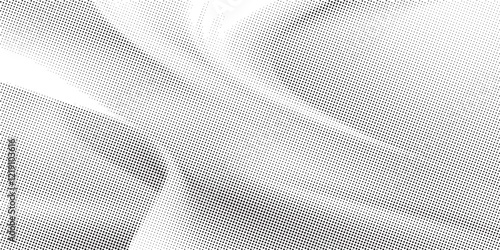Dotted halftone waves. Abstract liquid shapes, wave effect dotted gradient texture waves isolated vector symbols set. Halftone graphic dots waves.