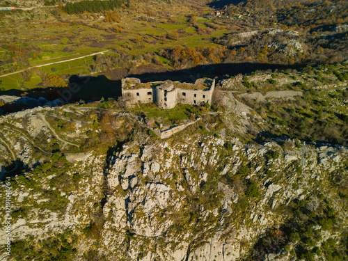 Fort Kosmac, Montenegro - aerial view photo