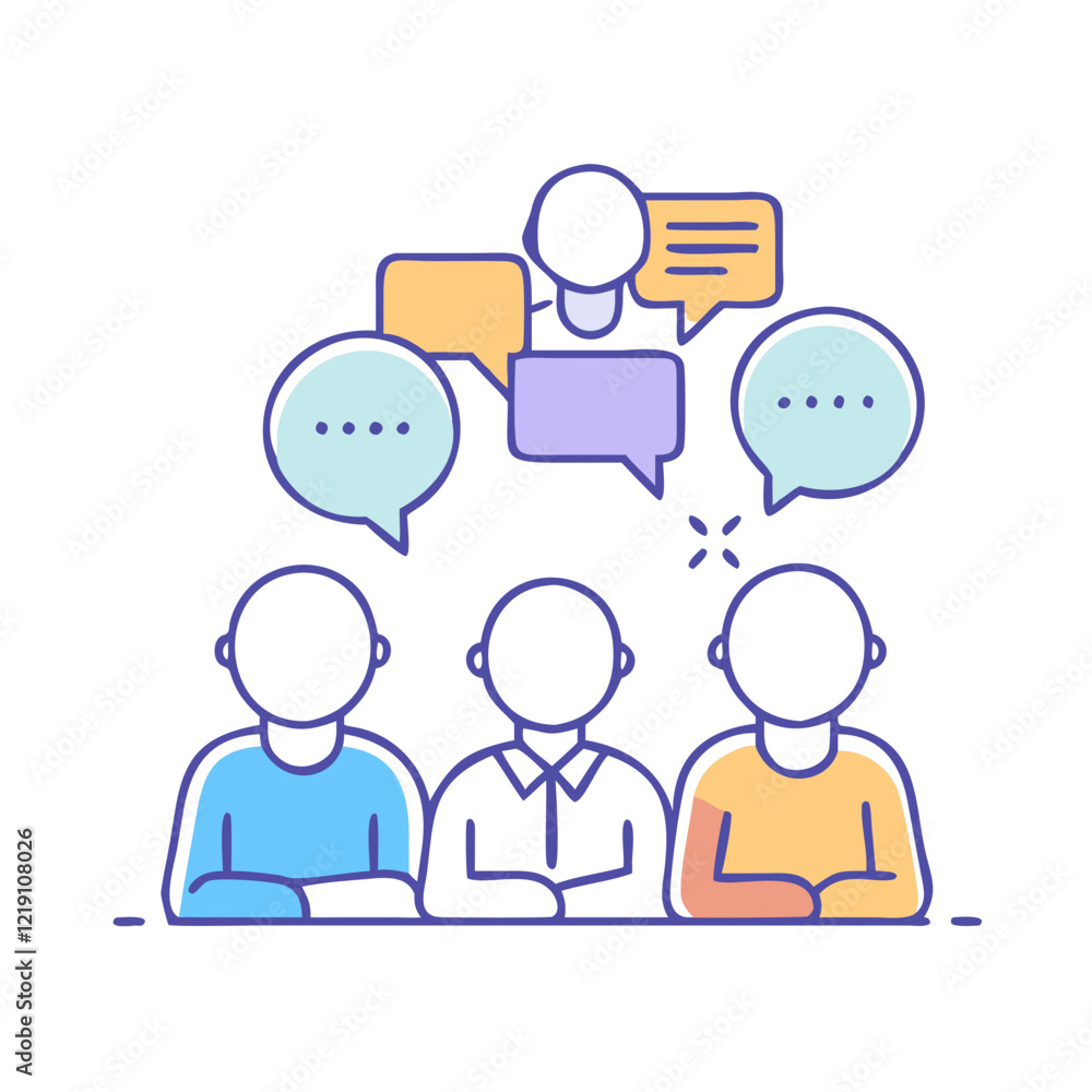 group discussion icon, group discussion vector illustration-simple illustration of group discussion, perfect for group discussion logos and icons group discussion icon, group discussion vector illustration-simple illustration of group discussion, perfect for group discussion logos and icons