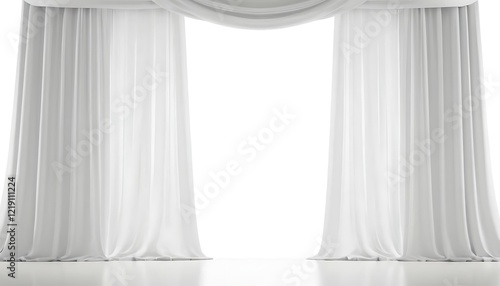 blank white curtain on white background  3d advertisement  backgrounds  black and white  concepts  curtain  elegance  horizontal  material  merchandise  no people  photography  purity  reflection 84
