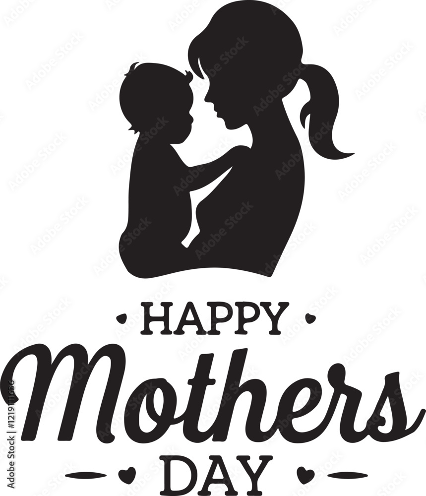 Flat Design Mothers Day Floral Background Illustration Flat Design Mothers Day Floral Background Illustration