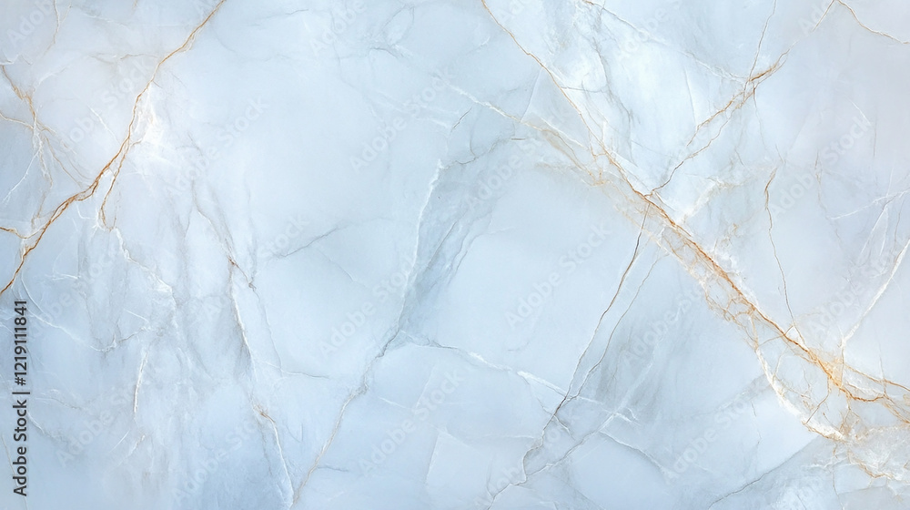Fototapeta premium Minimalist White Marble Texture with Subtle Gold Veins