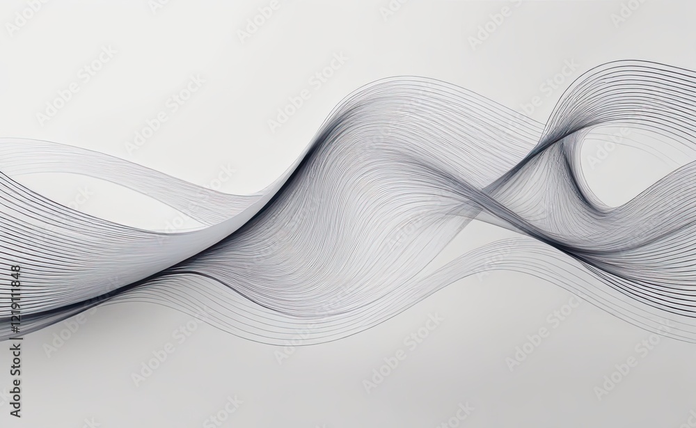 Fototapeta premium An abstract, intricate network of lines and shapes, creating a mesmerizing and dynamic visual pattern.