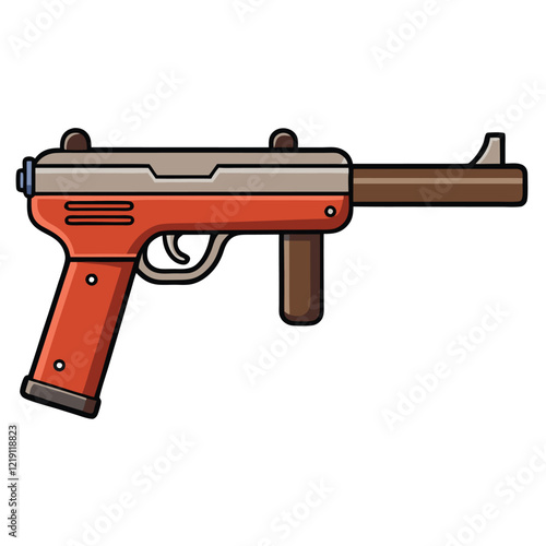 Beretta 1301 gun , police weapon vector design, military vector design illustration.