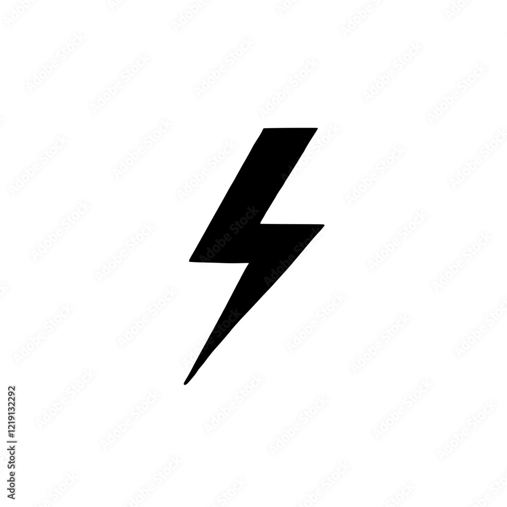 Lightning Bolt Icon: A simple, yet powerful lightning bolt icon, symbolizing speed, energy, power, and electricity. Its sleek black silhouette stands out against a clean background. Lightning Bolt Icon: A simple, yet powerful lightning bolt icon, symbolizing speed, energy, power, and electricity. Its sleek black silhouette stands out against a clean background.