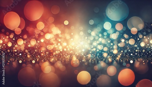 Horizontal soft light bokeh background