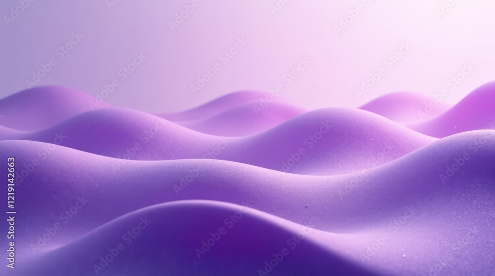 Obraz premium Serene Lavender Undulations A Textured Abstract Background of Soft, Rolling Hills in a Gentle Purple Hue, Evoking a Sense of Calm and Tranquility