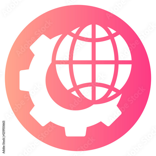 digitalization gradient icon