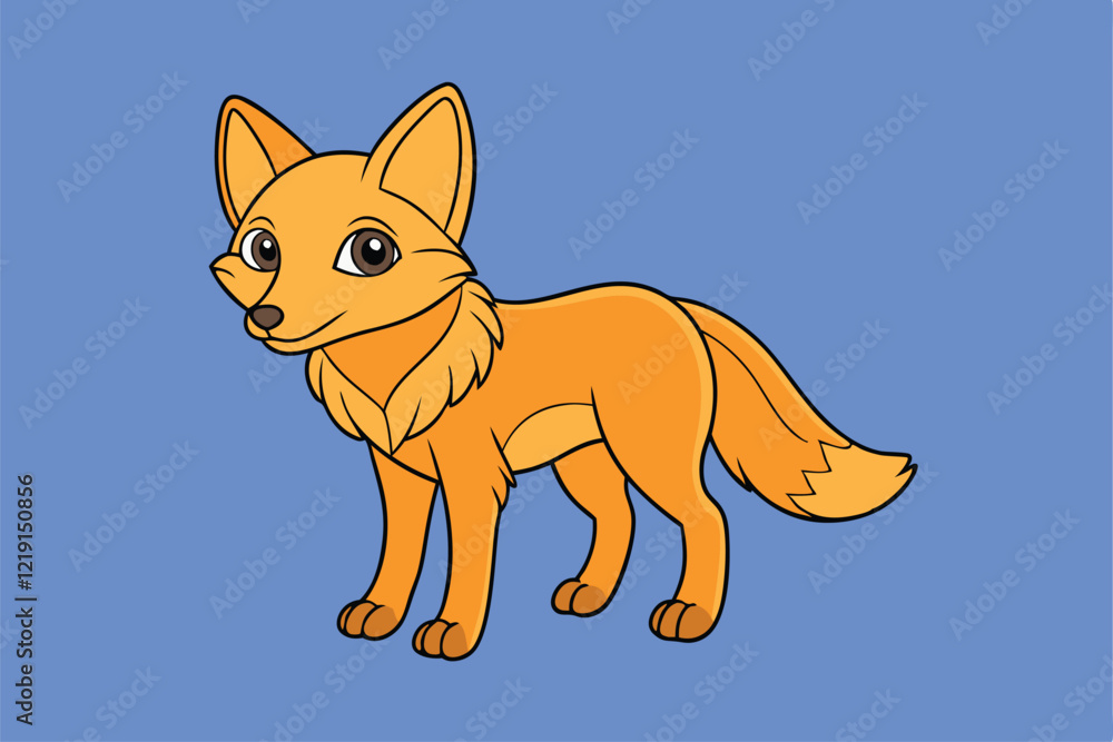 Cute animal Vector art in Illustration on a White Background Cute animal Vector art in Illustration on a White Background