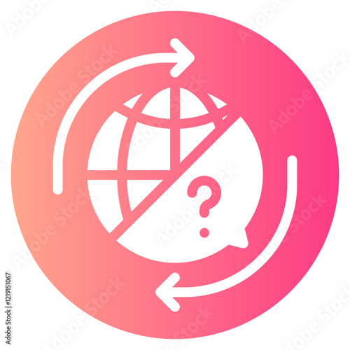 translate gradient icon