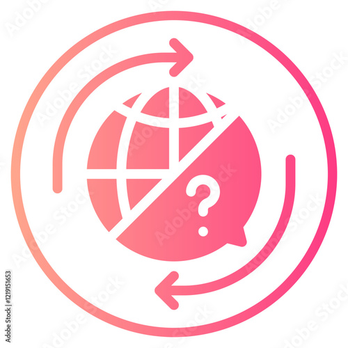 translate gradient icon